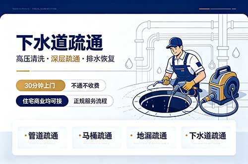 福鼎下水道疏通